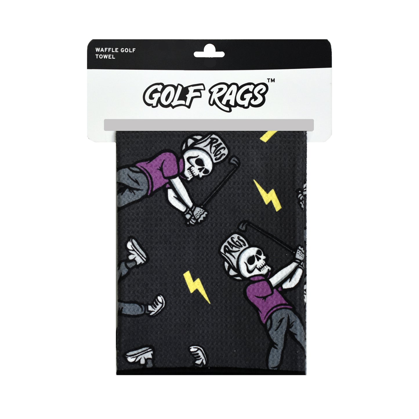 SKELETON GOLFER 20x40 Golf Towel